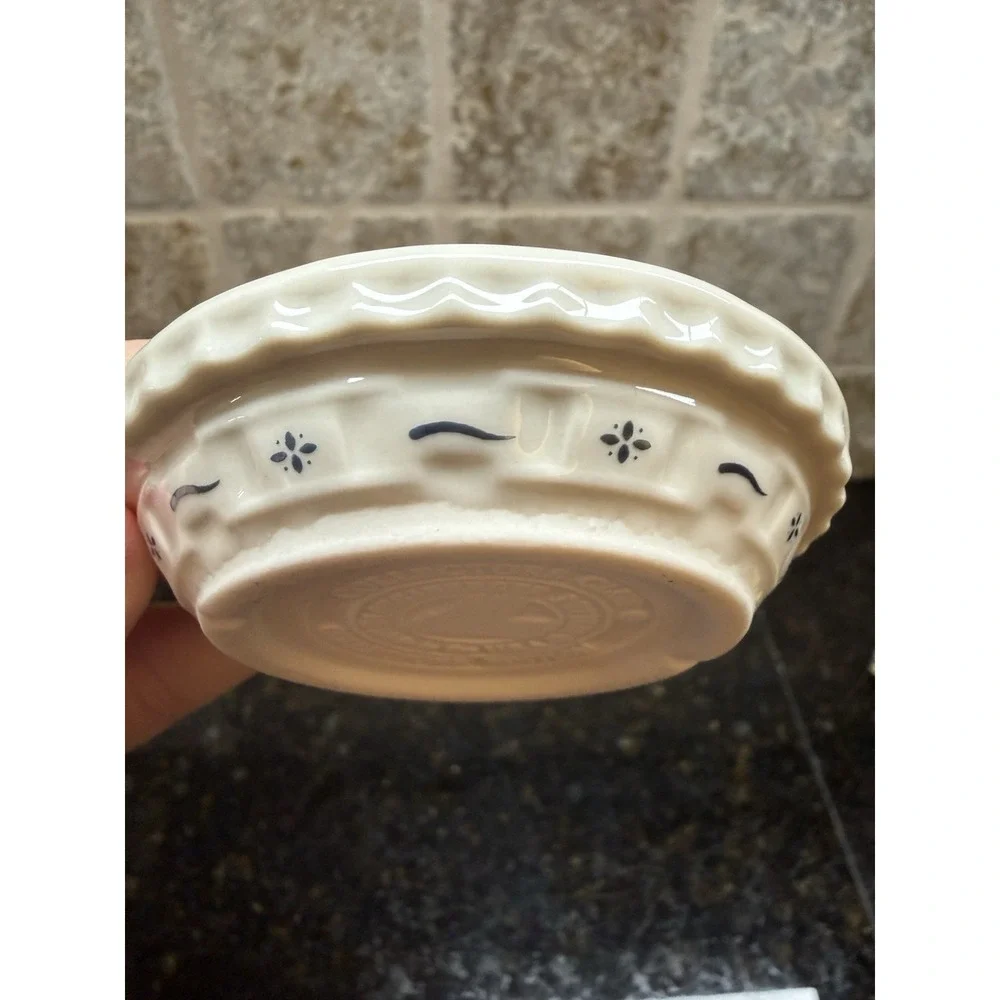 Longaberger Grandma Bonnies Miniature Pie Plate 25th Anniversary Collectors Club